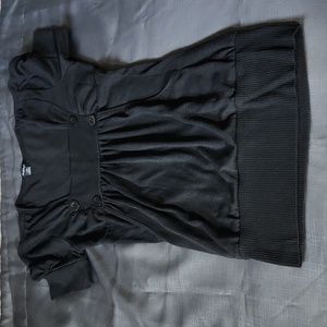 Large junior Black blouse